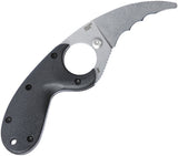 CRKT Bear Claw Black GRN AUS-8 Veff Serrated Fixed Blade Knife w/ Sheath 2511