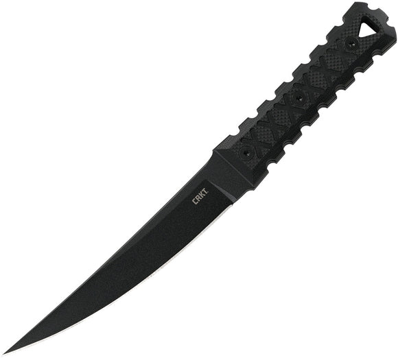 CRKT HZ6 Black SK-5 Fixed Blade Knife + Sheath  2927