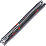 CRKT Forebear Slip Joint Red & Black G10 Folding 12C27 Wharncliffe Pocket Knife 4810