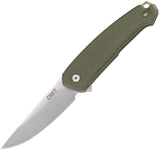 CRKT Tueto Linerlock A/O OD Green G10 Folding 1.4116 Stainless Pocket Knife 5325C