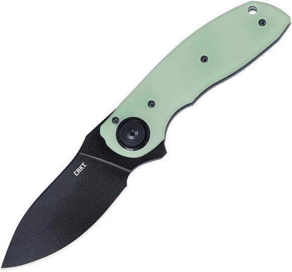 CRKT BOT Deadbolt Lock A/O Jade G10 Folding AUS-10A Stainless Pocket Knife 5420
