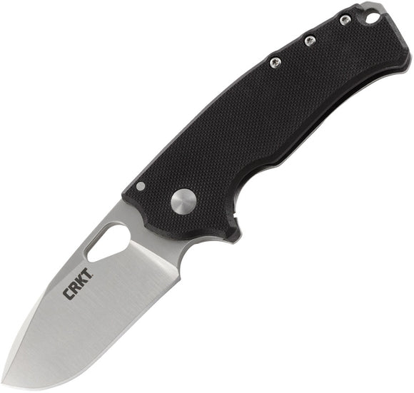CRKT Batum Compact Folding Stainless Drop Pt Blade Black G10 Handle Knife 5451