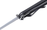 CRKT Drifter Linerlock Black G10 Folding D2 Steel Drop Point Pocket Knife 6450D2