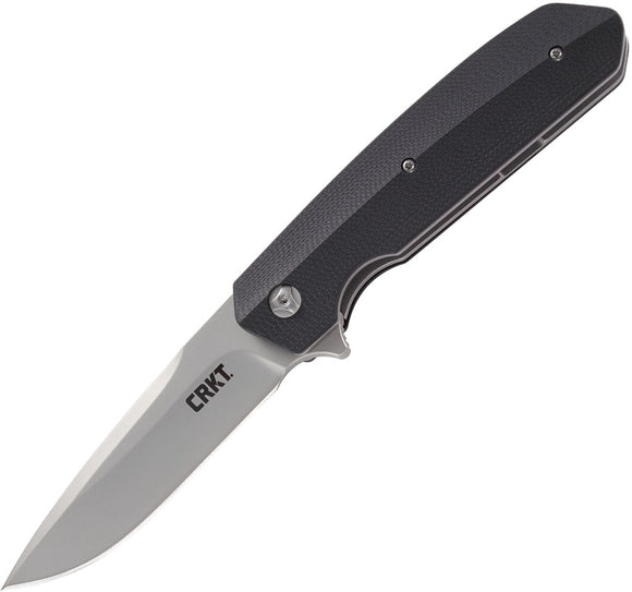 Columbia River CRKT Black Maven Straight 8Cr13MoV Folding Pocket Knife 6920