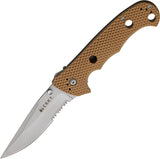 CRKT Hammond Desert Cruiser Folding Knife Tan Combo Edge 7914DI