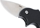CRKT Orca Linerlock A/O Black GRN Folding D2 Steel Drop Point Pocket Knife 7930