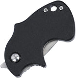 CRKT Orca Linerlock A/O Black GRN Folding D2 Steel Drop Point Pocket Knife 7930