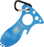 CRKT Eat'n Tool Tactical Spork Spoon Fork Blue Multitool - 9100BL