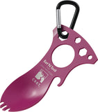 CRKT Eat'n Tool Tactical Spork Spoon Fork Fuchsia Pink Multitool - 9100FC