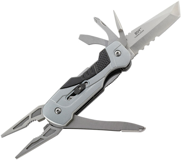 CRKT Bivy Rigger Multi-Tool & Folding Serrated Blade Aluminum Handle Knife 9250