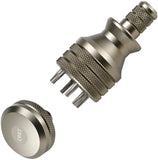 CRKT 6 Bit Driver Tool Silver Aluminum 3.25" Tool 9910