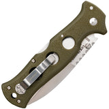 Cold Steel Gunsite Counter Point OD Green AUS-10A Folding Knife 10abv1