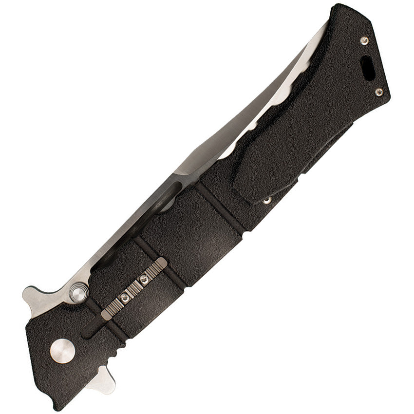 Cold Steel Large Luzon Folding Knife 6 8Cr13MoV Steel Blade Black GFN  Handle