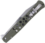 Cold Steel Ti-Lite Signature Linerlock OD Green G10 Folding S35VN Knife 26C6AA