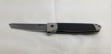 Cold Steel Oyabun Black & Gray Leaf Spring Lock Folding Flipper Knife 26t