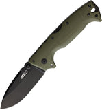 Cold Steel AD-10 Pocket Knife Lockback OD Green G10  Folding CPM-S35VN 28DDODBK