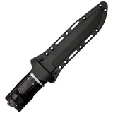Cold Steel San Mai Black Bear Classic Black G10 VG-10 Fixed Blade Bowie Knife 35AR