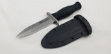 Cold Steel Mini Leatherneck Double Edge Fixed Blade Knife + Sheath 39lsac