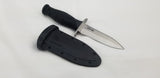 Cold Steel Mini Leatherneck Double Edge Fixed Blade Knife + Sheath 39lsac