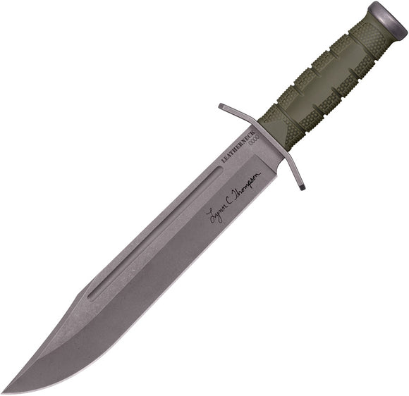 Cold Steel Lynn Thompson Signature OD Green D2 Steel Fixed Blade Bowie Knife 39LSFCAA
