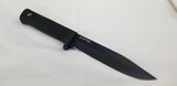 Cold Steel Black SRK Fixed Blade Knife Carbon Steel Clip Point Blade w/ Sheath 49LCK