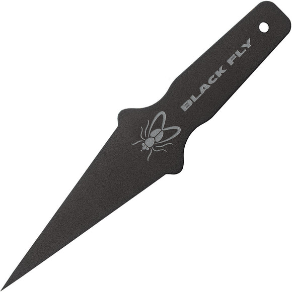 Cold Steel Black Fly Throwing Knife Black Steel Handle And Blade Knife 80STMA