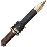 Cold Steel 1849 Riflemans Brown Wood 1085HC Steel Fixed Blade Bowie Knife 88GRB