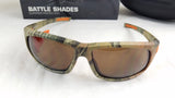 Cold Steel Military Spec Battle Shades Orange Camo Sunglasses 100% UV ABC EW12