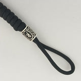 Coeburn Tool Black Paracord Monkey Fist Lanyard w/ Viking Bead CT1044