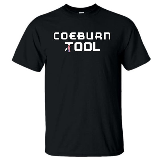 Coeburn Tool American Flag LG Logo Black Short Sleeve T-Shirt 2XL