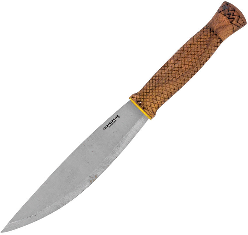 Condor Tribal Roots 1095hc Walnut Handle Fixed Blade Knife