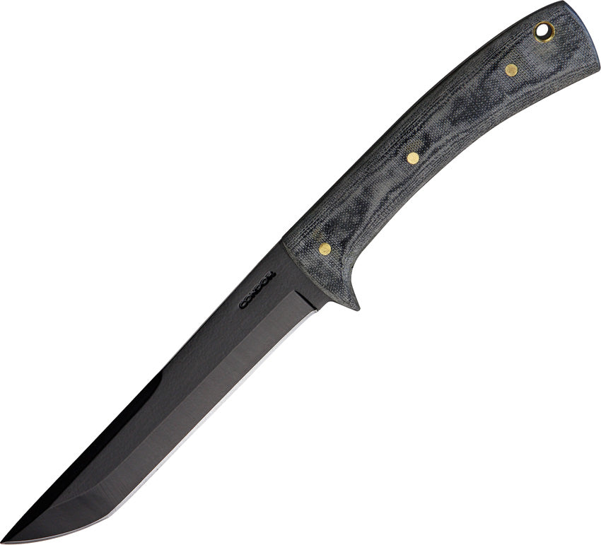 Condor Garuda Fixed Carbon Steel Tanto Blade Black Micarta Handle