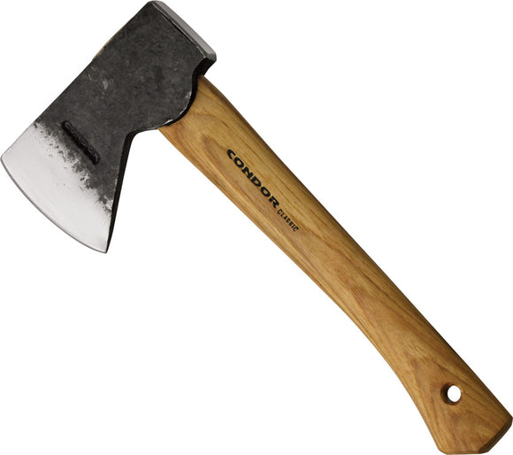 Condor Scout Hatchet 1045 High Carbon Steel Fixed Head Hickory Wood Axe 4053C10