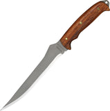 Condor Stainless Fixed Blade Brown Hardwood handle Tiburoncito Fillet 703165