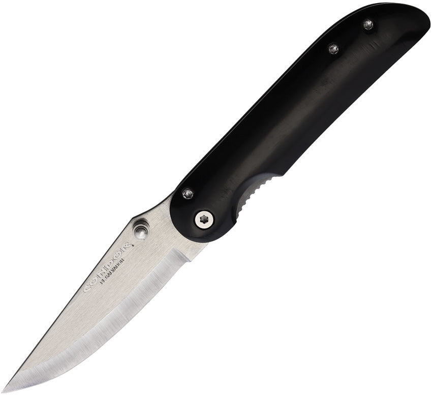 Condor Wendigo Framelock Black Micarta Folding 1095HC Stainless