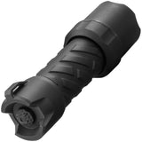Coast Polysteel 400 Smooth Black Aluminum Water Resistant 5.75" Flashlight 20765