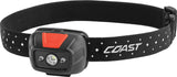 Coast FL19 Smooth Black Aluminum Water Resistant Headlamp 21586