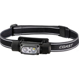 Coast WPH30R Black & White Aluminum Water Resistant Headlamp 30741