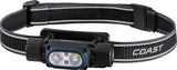 Coast WPH30R Black & White Aluminum Water Resistant Headlamp 30741