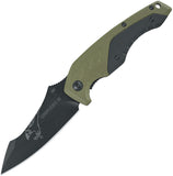 Defcon 5 Kilo Linerlock A/O Green/Black G10 Folding 8Cr13MoV Pocket Knife K010