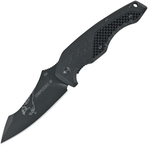 Defcon 5 Kilo Linerlock A/O Black G10/Carbon Fiber Folding 8Cr13MoV Knife 011