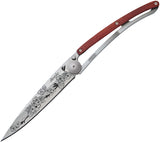 Deejo Cherry Blossom Rosewood Tattoo Folding Knife 37 Gram - 1CB017