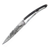 Deejo Viking Dragon Granadilla Tattoo Folding Knife 37 Gram - 1CB019
