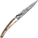 Deejo Tree Tattoo Linerlock 37g Left Hand Juniper Folding Z40C13 Knife 1CBG22
