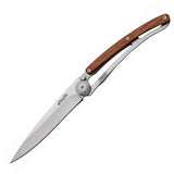 Deejo Rose Wood Frame lock Folding Pocket Knife 27 Gram - 9cb005