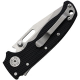Demko AD 20.5 Shark-Lock Black G10 Folding S35VN Stainless Steel Pocket Knife 09624