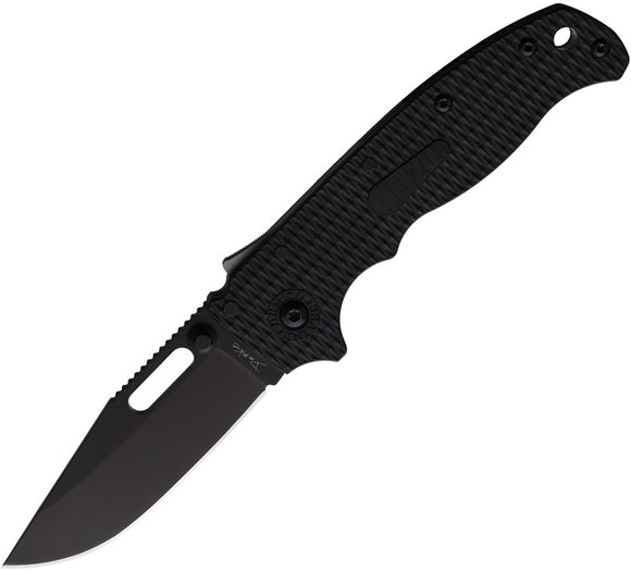 Demko AD 20.5 Shark-Lock Black G10 Folding DLC D2 Steel Pocket Knife 205F15B