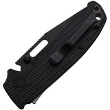 Demko AD 20.5 Shark-Lock Black G10 Folding DLC D2 Steel Pocket Knife 205F15B
