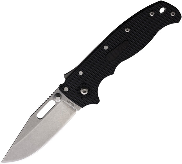 Demko AD 20.5 Shark-Lock Black G10 Folding D2 Steel Clip Pt Pocket Knife 205F15