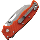 Demko AD 20.5 Shark-Lock Orange G10 Folding D2 Steel Pocket Knife 205F26